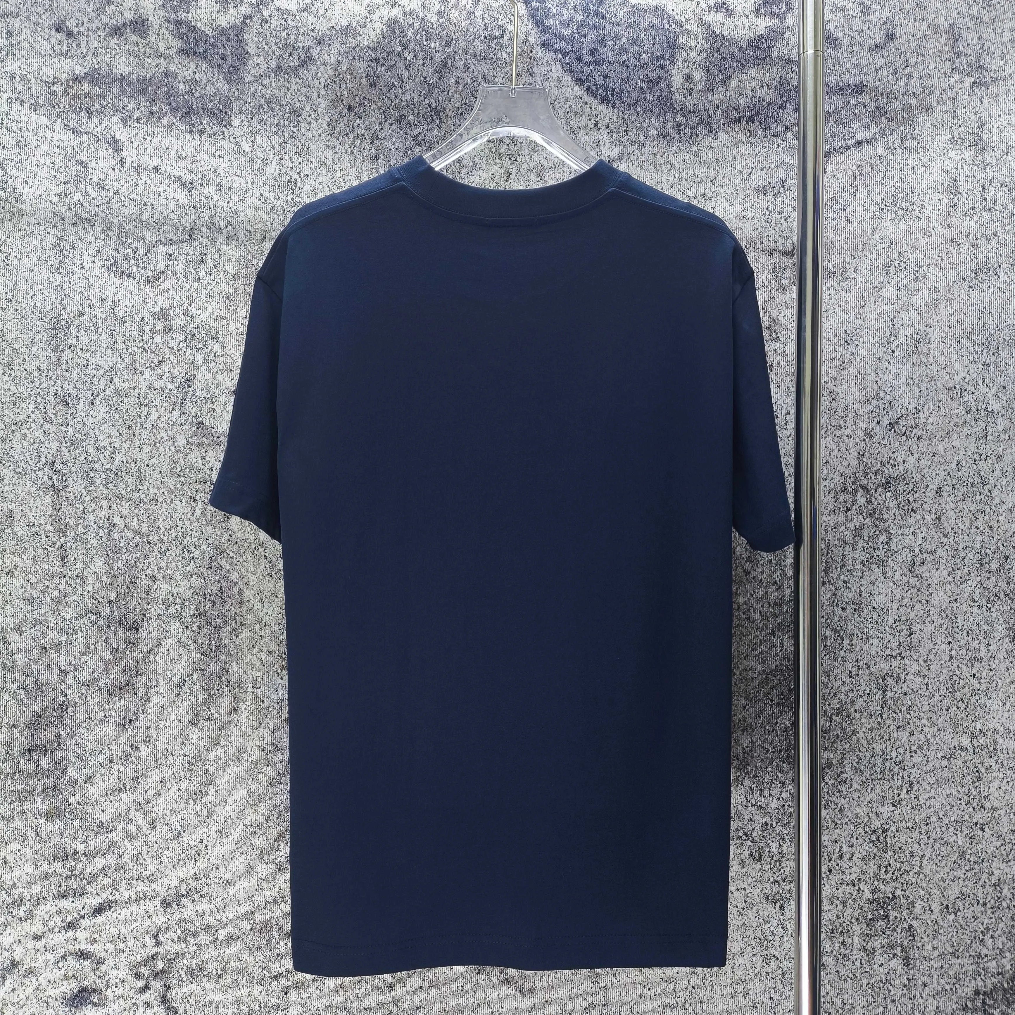MONCLE* 2026 New Arrival logo t Same Style Size S M L XL XXL Black White Navy Blue